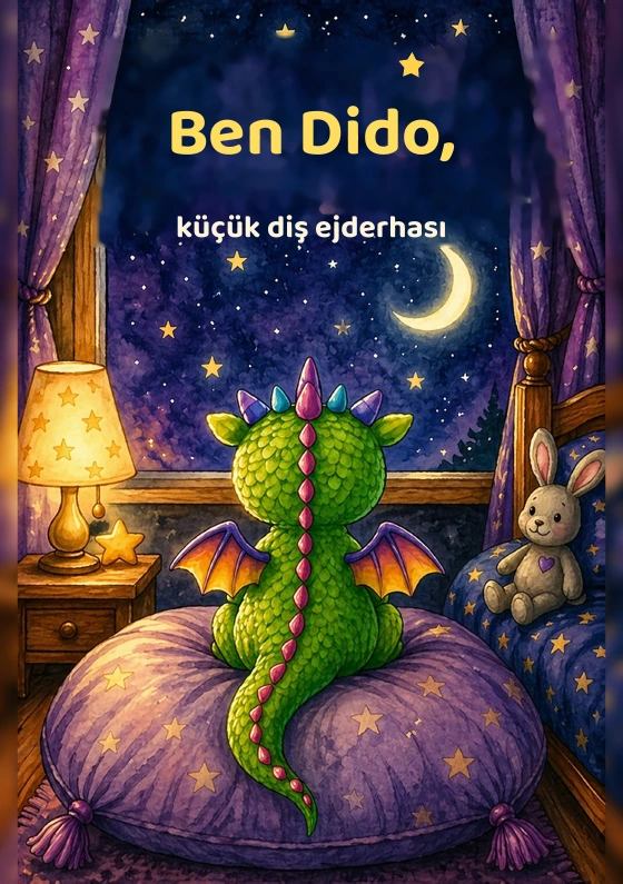 Kitap kapağı: Ben Dido, küçük diş ejderhası · Türkçe