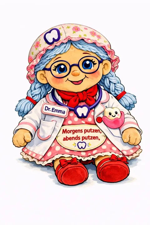 Plüschfigur-Entwurf: Dr. Emma